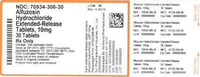 70934 306 30 Master Bottle Label Approval   Rev A 03 19